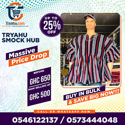 Authentic Fugu Batakari Clothing | Ghana Smocks Tryahu